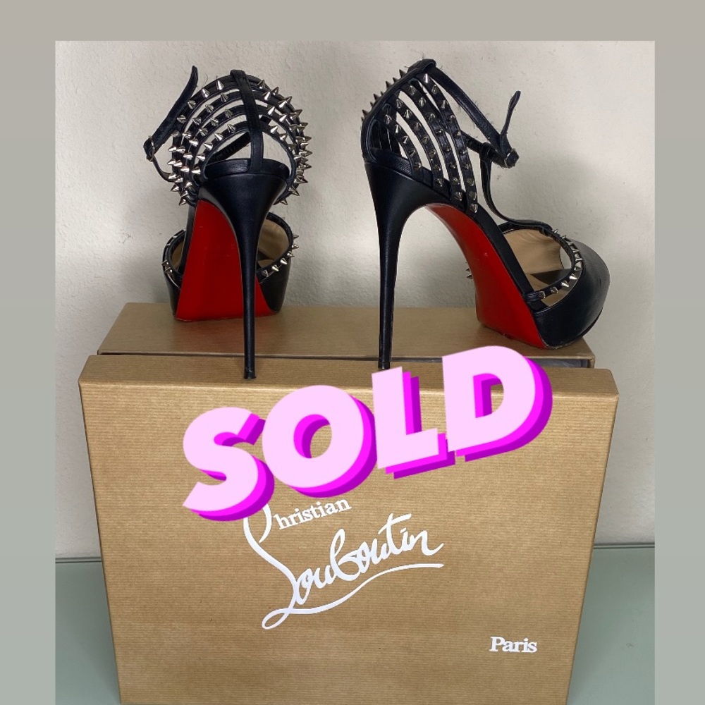 Christian Louboutin Spiked Stiletto Sandal